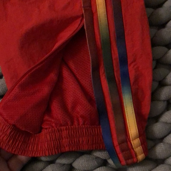 Red Adidas swish pants! Vintage style, never been worn, super cute and trendy! - Picture 10 of 14